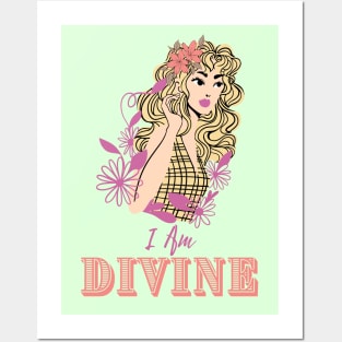 I Am Divine - Blonde Beauty Posters and Art